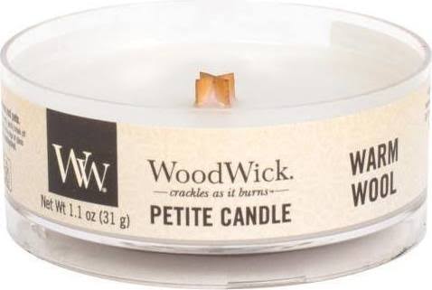 Woodwick Warm Wool Petite Candle