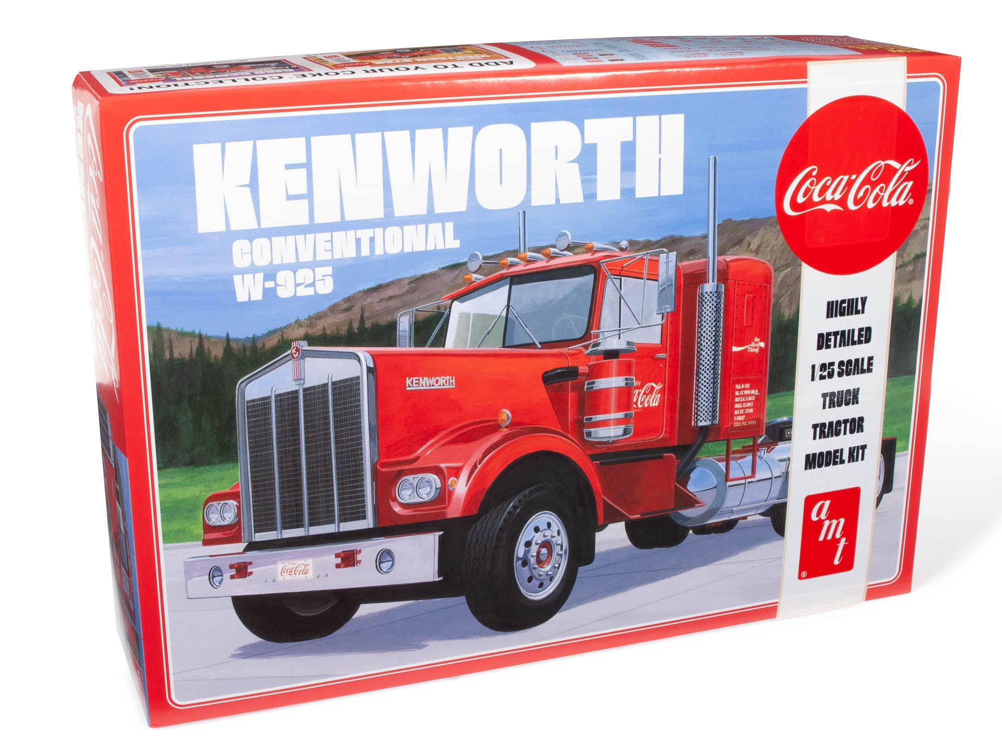 AMT 1/25 Kenworth W-925 Tractor Coca-Cola Model Kit