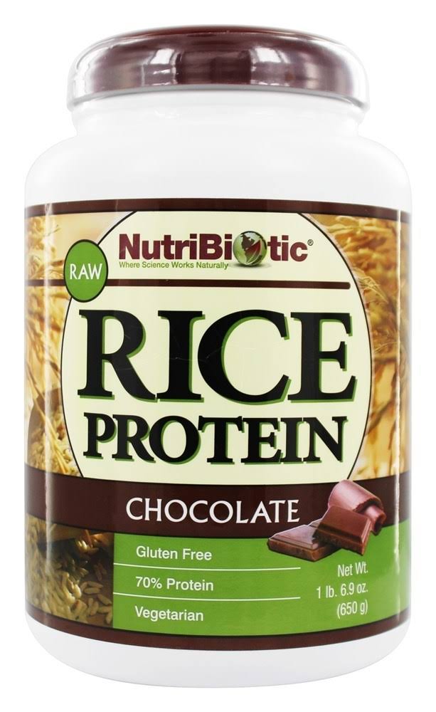 Nutribiotic Rice Protein Powder - Chocolate, 1lb