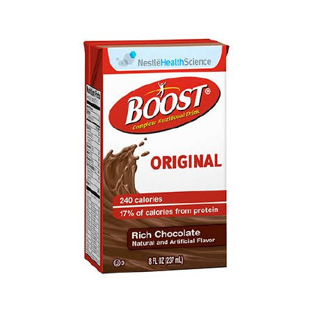 Nestle Boost Original Rich Chocolate Protein Mix - 8oz, 27pk
