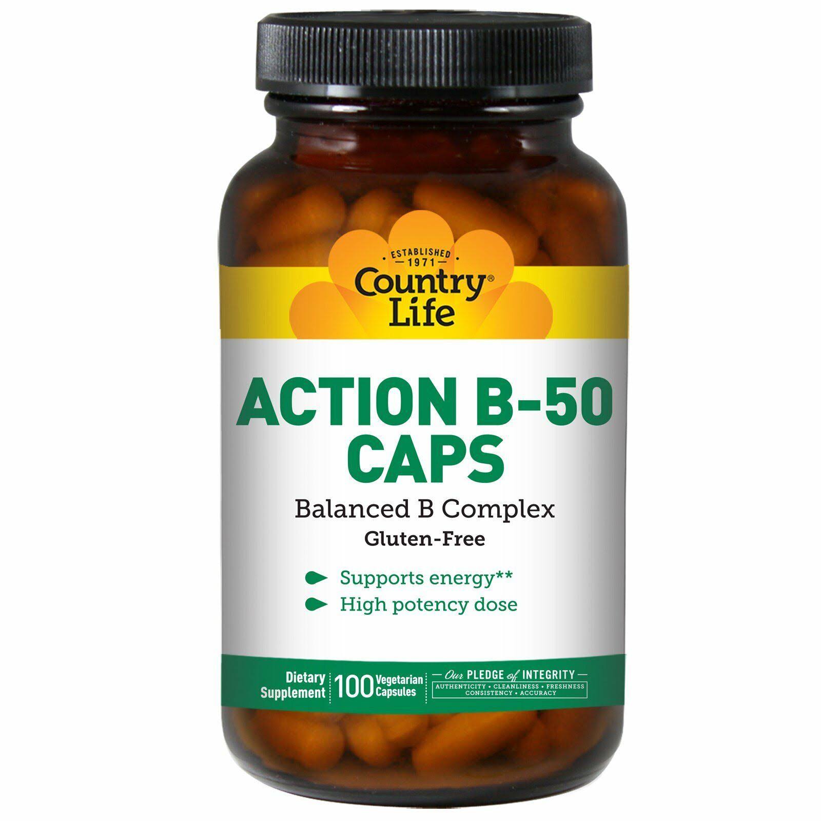 Country Life Action B-50 Caps - 100 Capsules