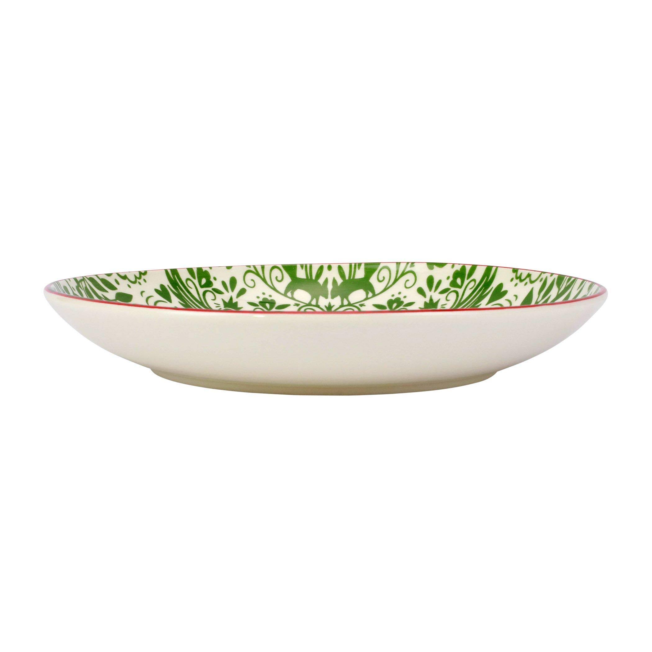 Vietri Mistletoe Medium Serving Bowl