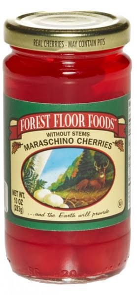 Forest Floor Foods Royal Red Cherries Without Stems, 8 Ounce