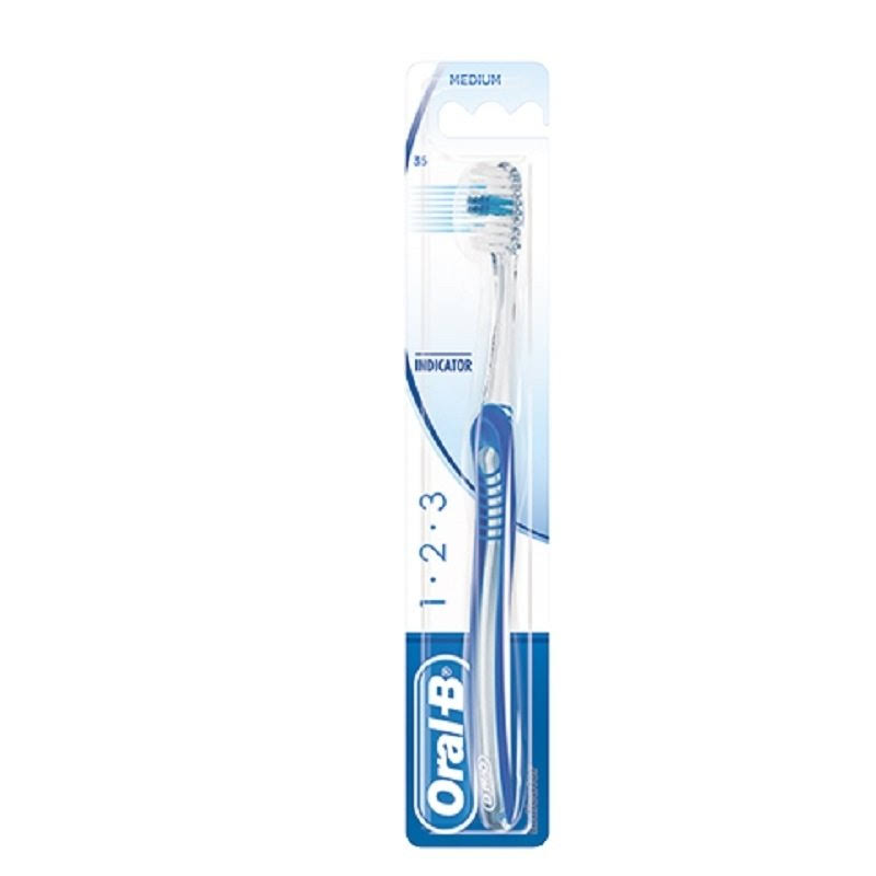 Oral-B 123 Indicator Manual Toothbrush - Medium