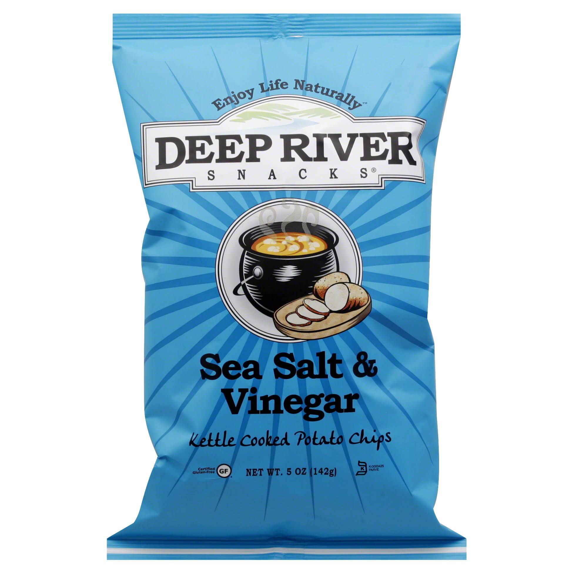 Deep River Snacks Potato Chips - Sea Salt and Vinegar, 57g
