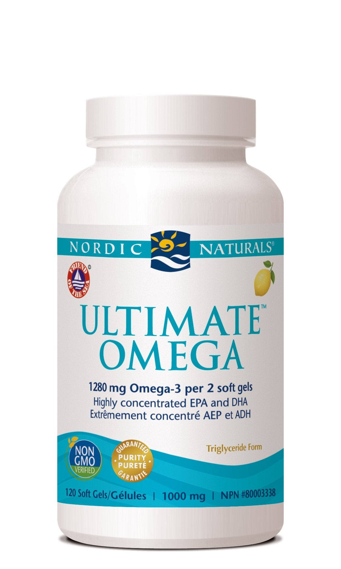 Nordic Naturals Ultimate Omega Dietary Supplement - 120ct