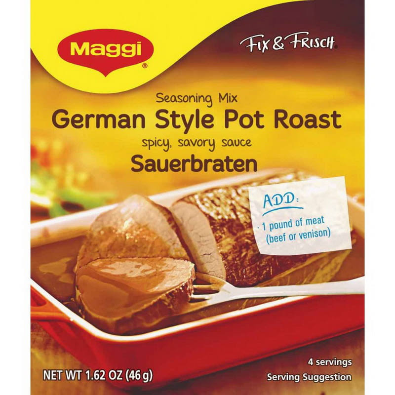 Maggi German Style Sauerbraten Pot Roast Seasoning Mix 176oz Pack Of 3