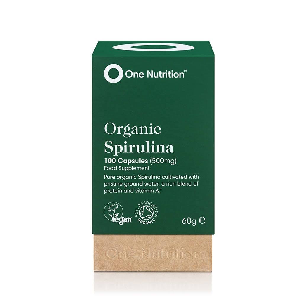 One Nutrition Organic Spirulina - 100 capsules 