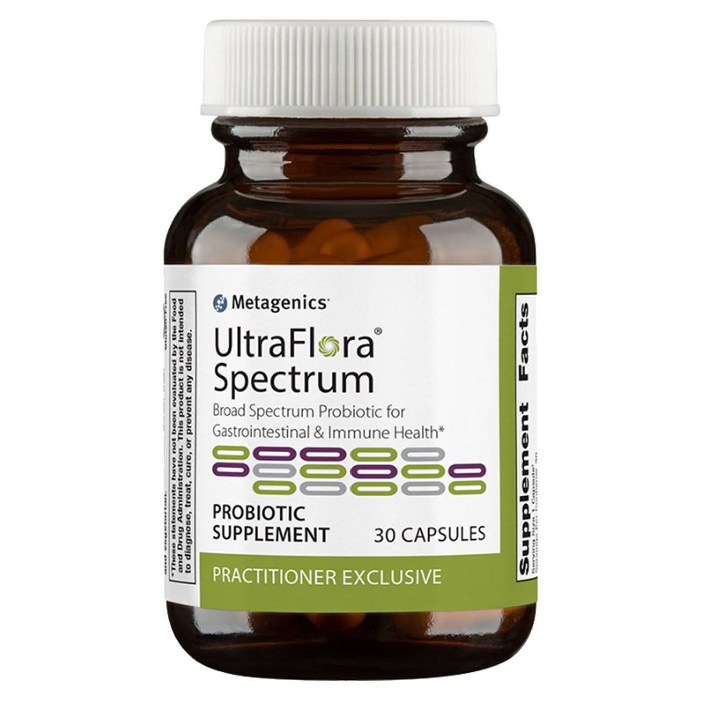 Metagenics UltraFlora Spectrum Dietary Supplement - 30 Pack