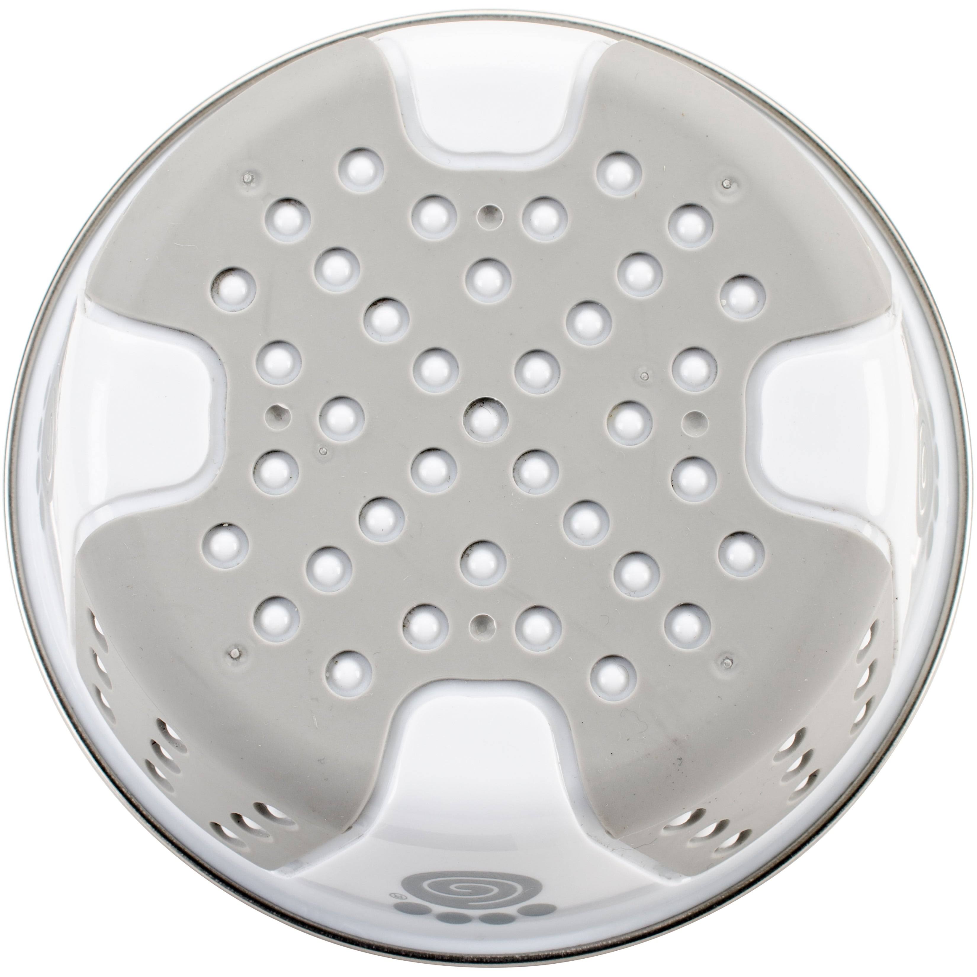 Petrageous Designs Bowl - Stainless Steel, Gray and White