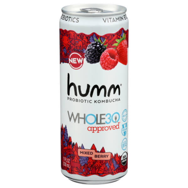 Humm Mixed Berry Probiotic Kombucha - 11 fl oz
