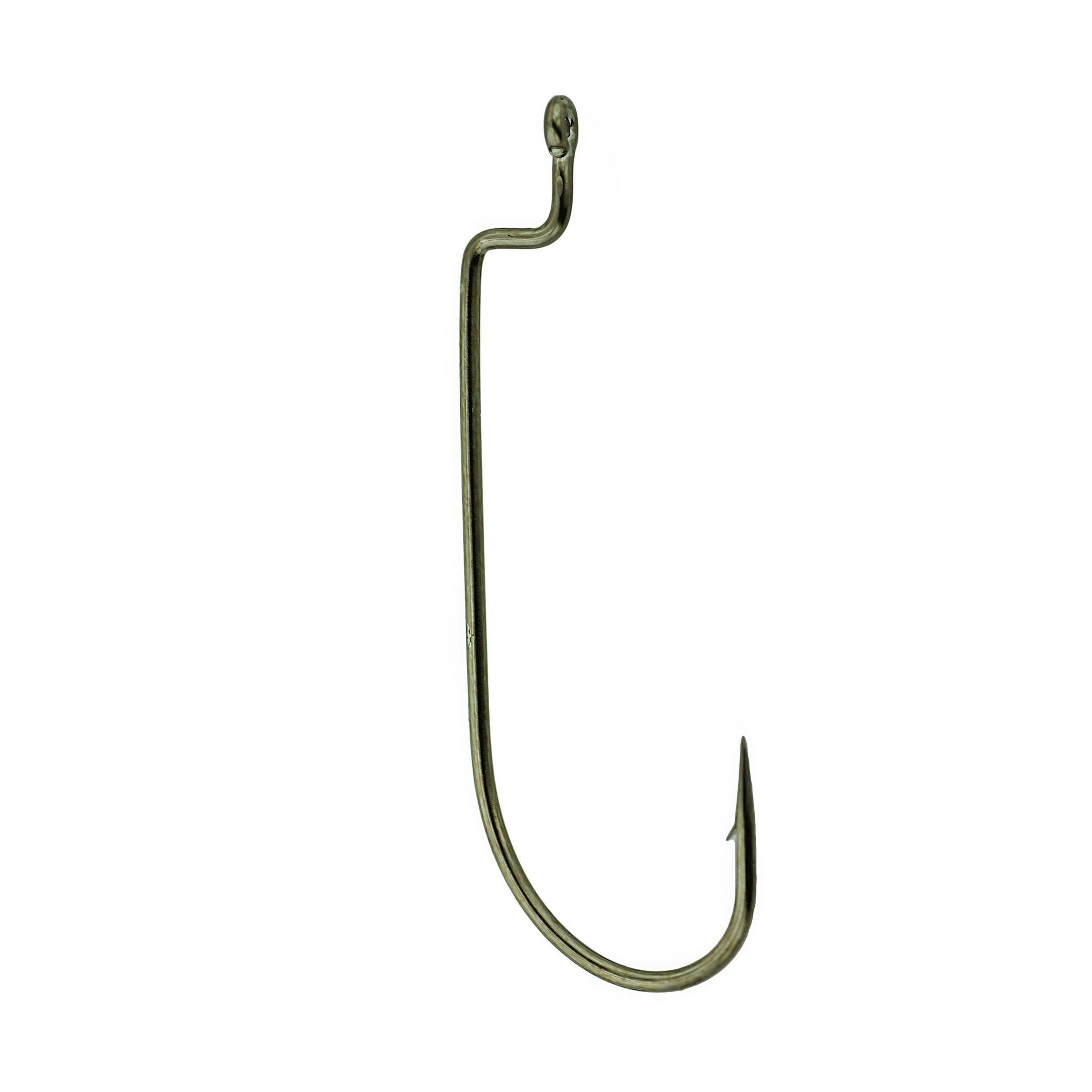 Gamakatsu Worm Offset Shank Fishing Hook - Bronze, Size 3