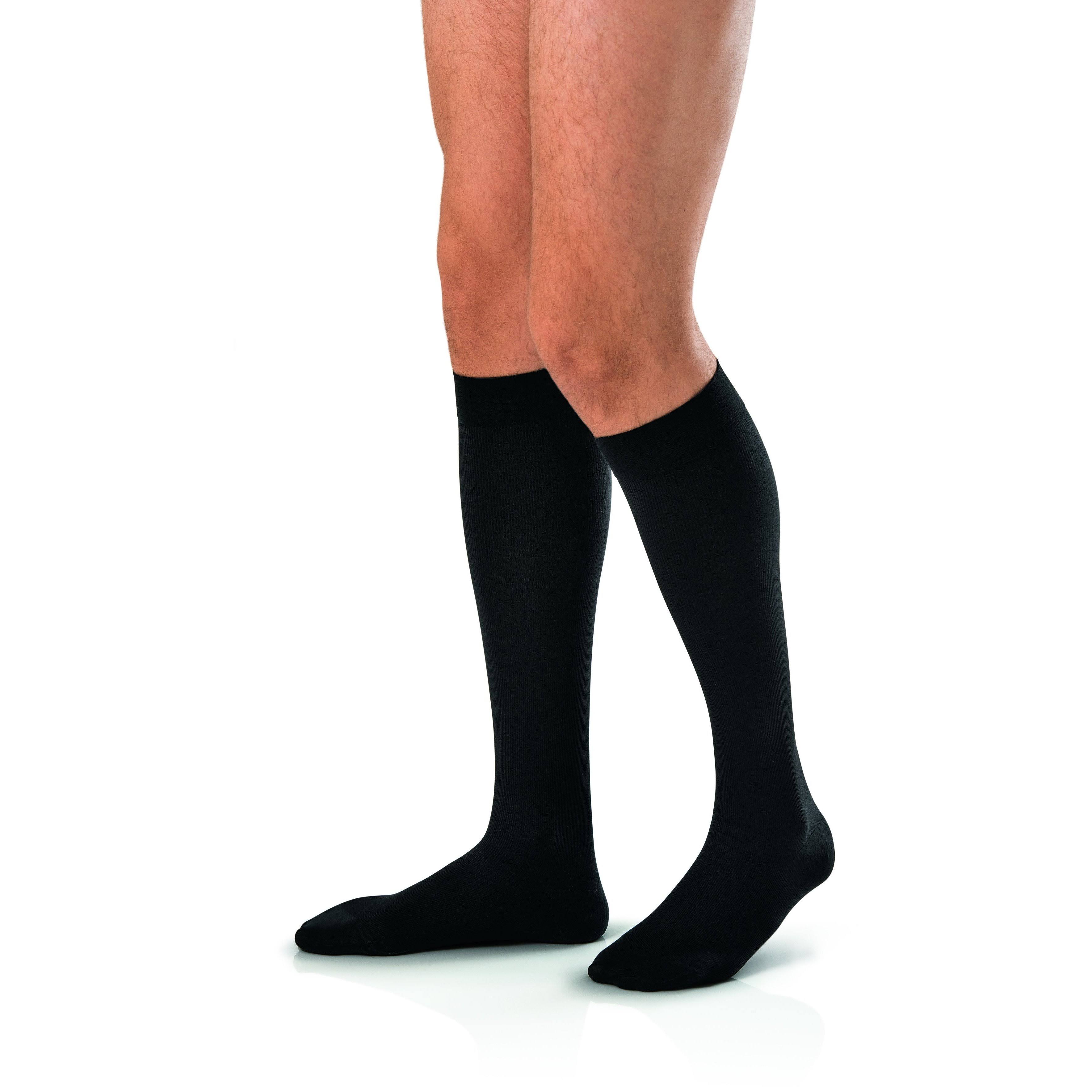 Jobst Men Medical Legwear Knee High Socks - Black, X-Large