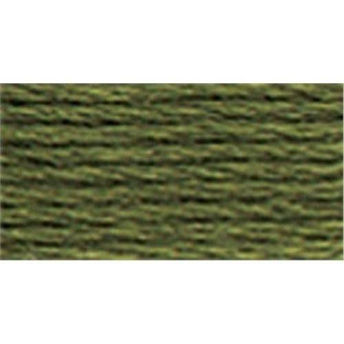 DMC Pearl Cotton Skein Size 5 27.3yd-Dark Green Grey -115 5-3051