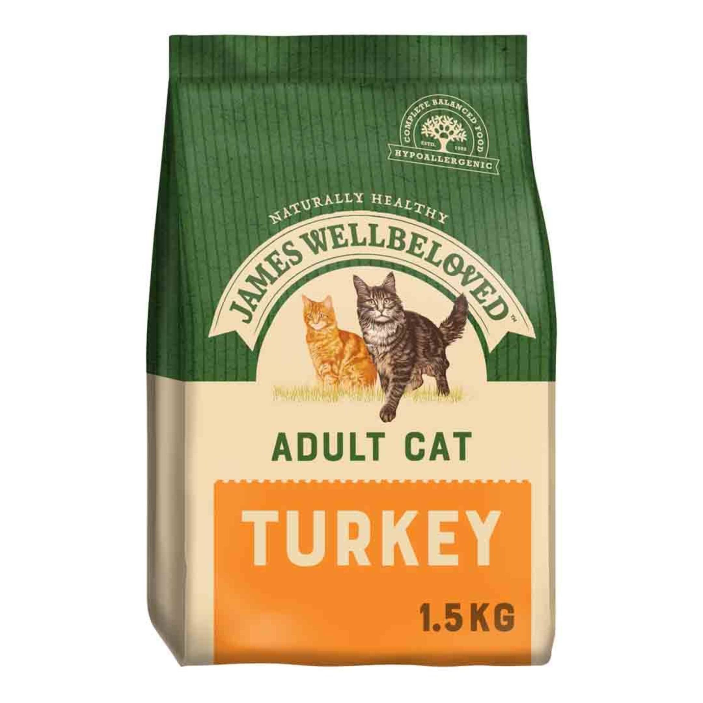 James Wellbeloved Adult Turkey Cat Food 4kg