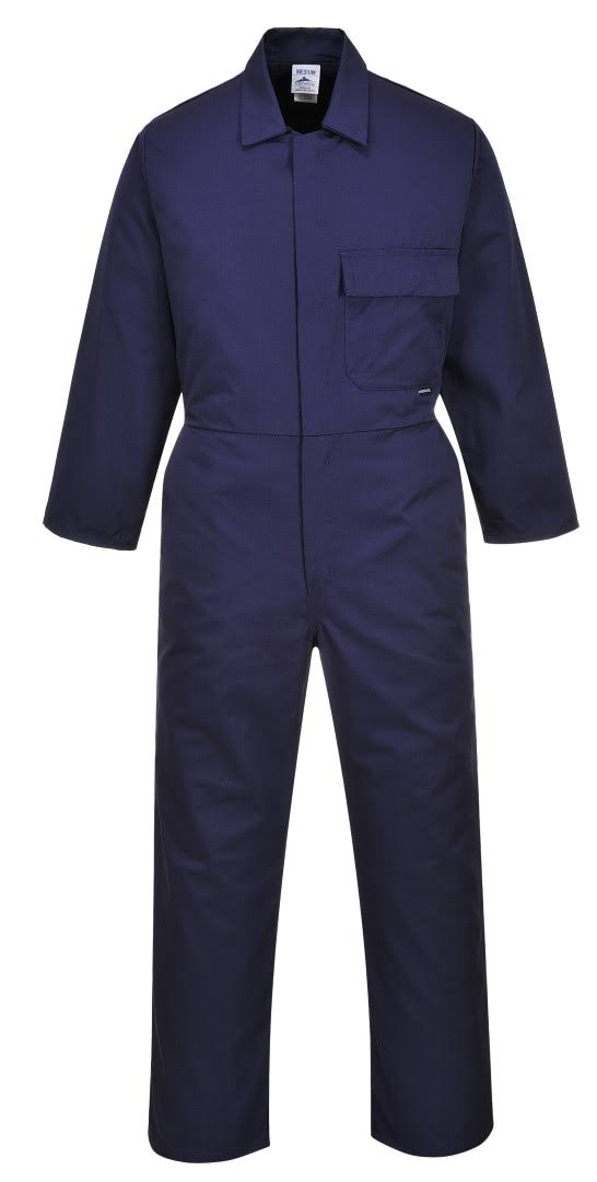 Portwest CE Safe-Welder Workwear Coverall Boilersuit Navy XXL 