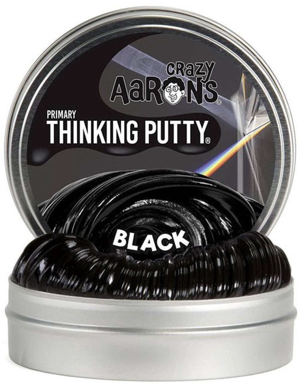 Crazy Aarons Thinking Putty Black 2inch Tin