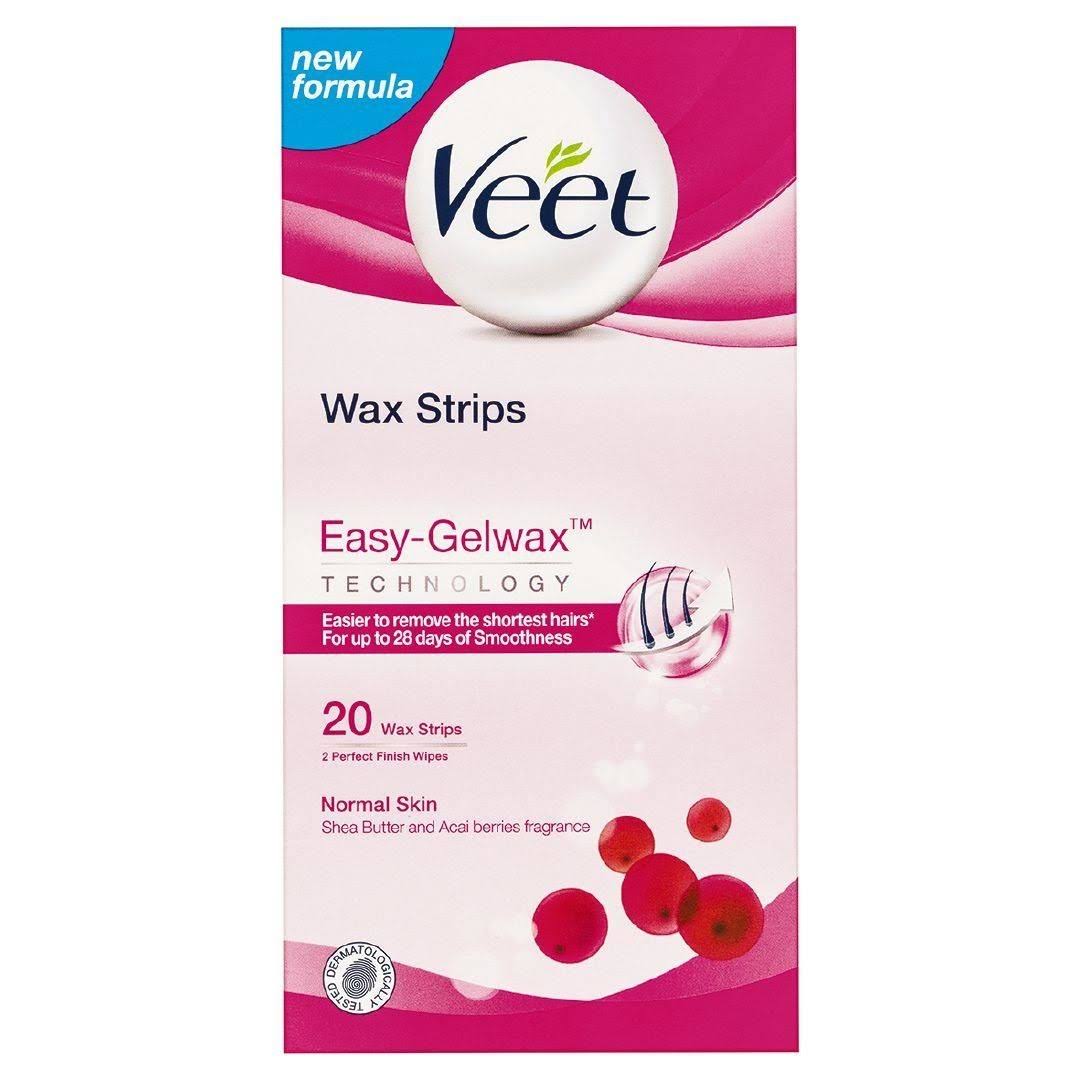 Veet Wax Strips - Normal Skin, 20 ct