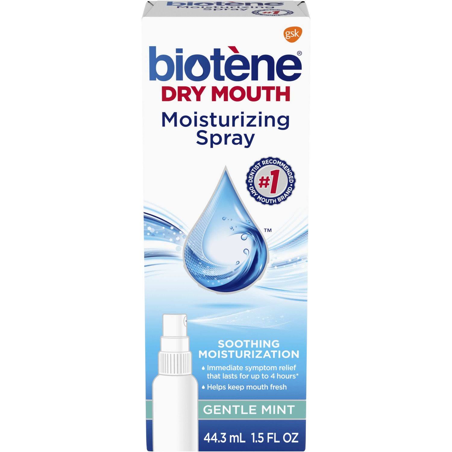 GSK Biotene Moisturizing Mouth Spray - Gentle Mint, 1.5oz