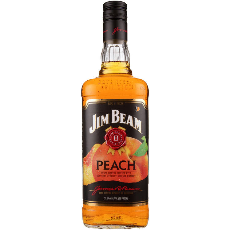 Jim Beam Peach Infused Straight Bourbon 65 1.75L