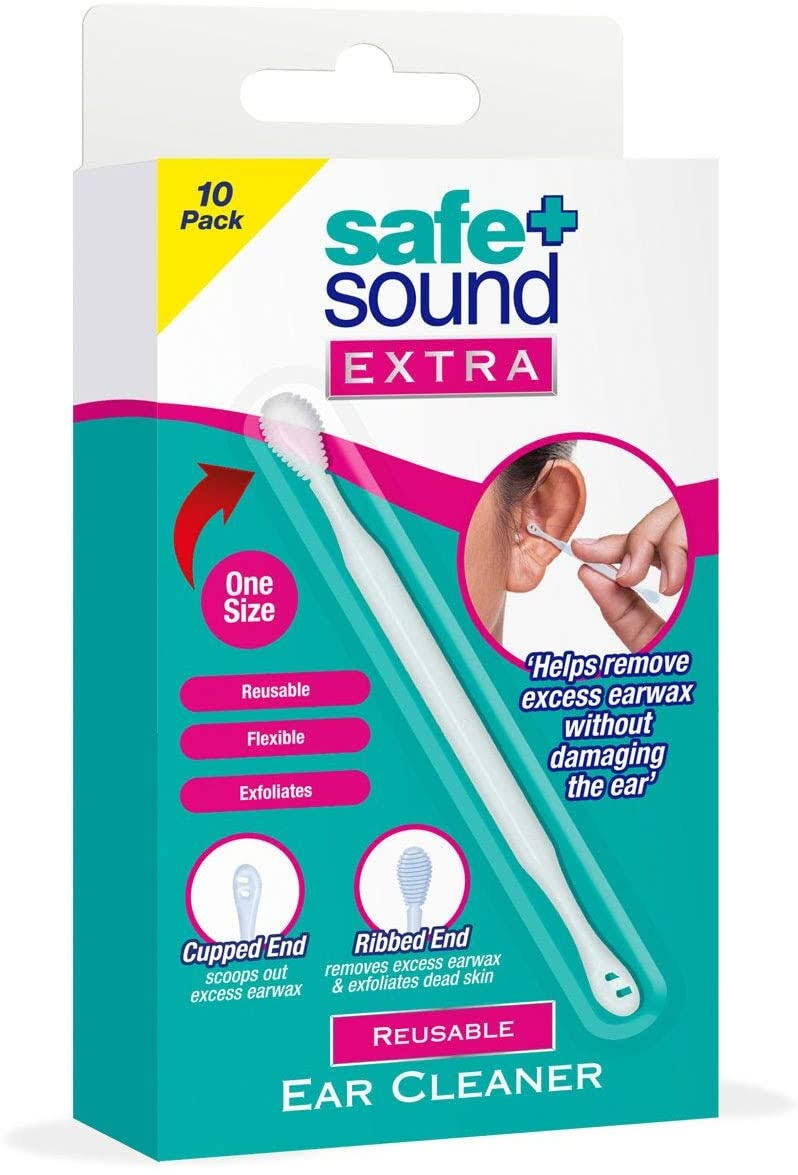 Safe and Sound Reusable Ear Cleaners, Pack of 10