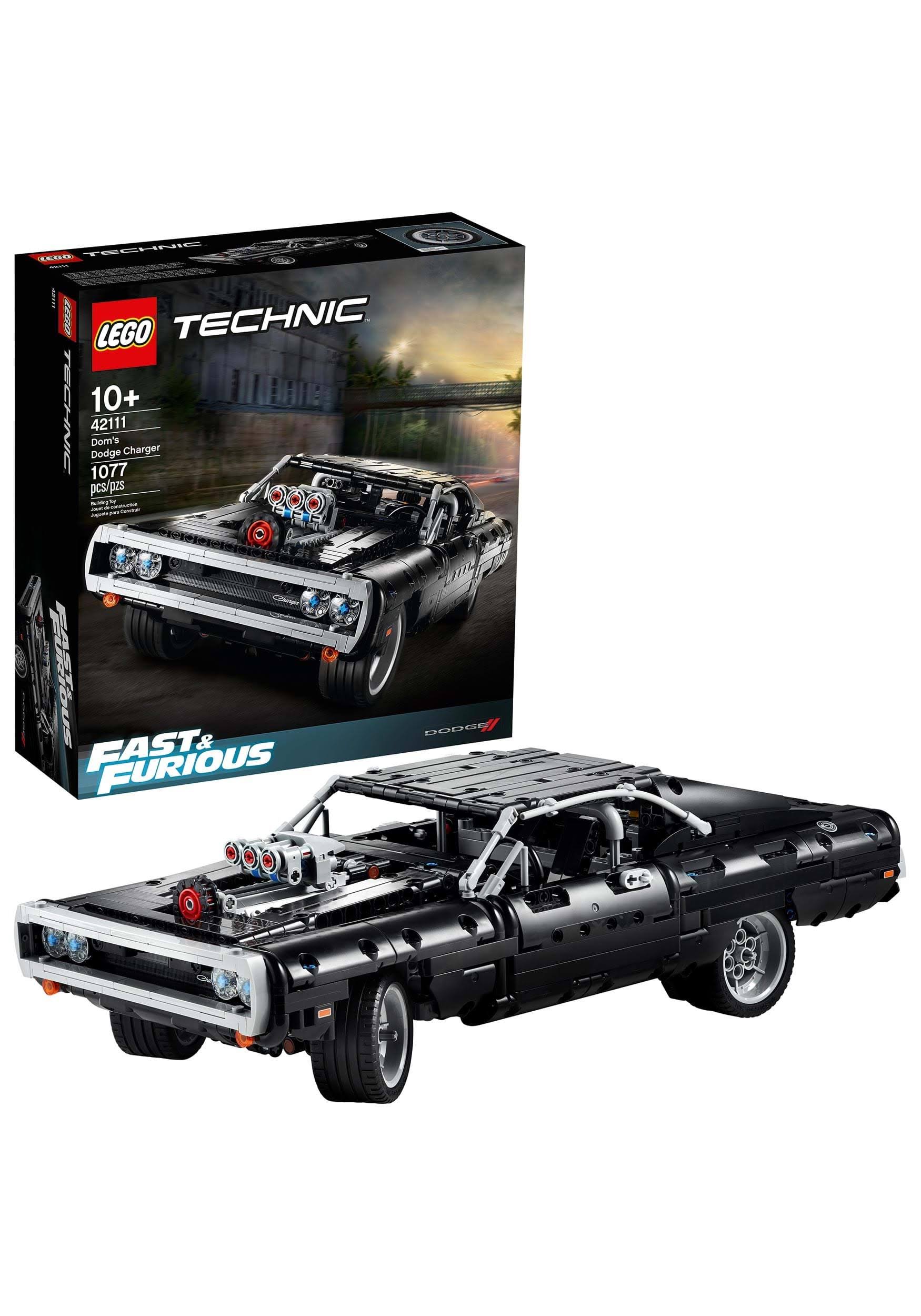 LEGO Technic Fast & Furious Doms Dodge Charger 42111 Race Car Building