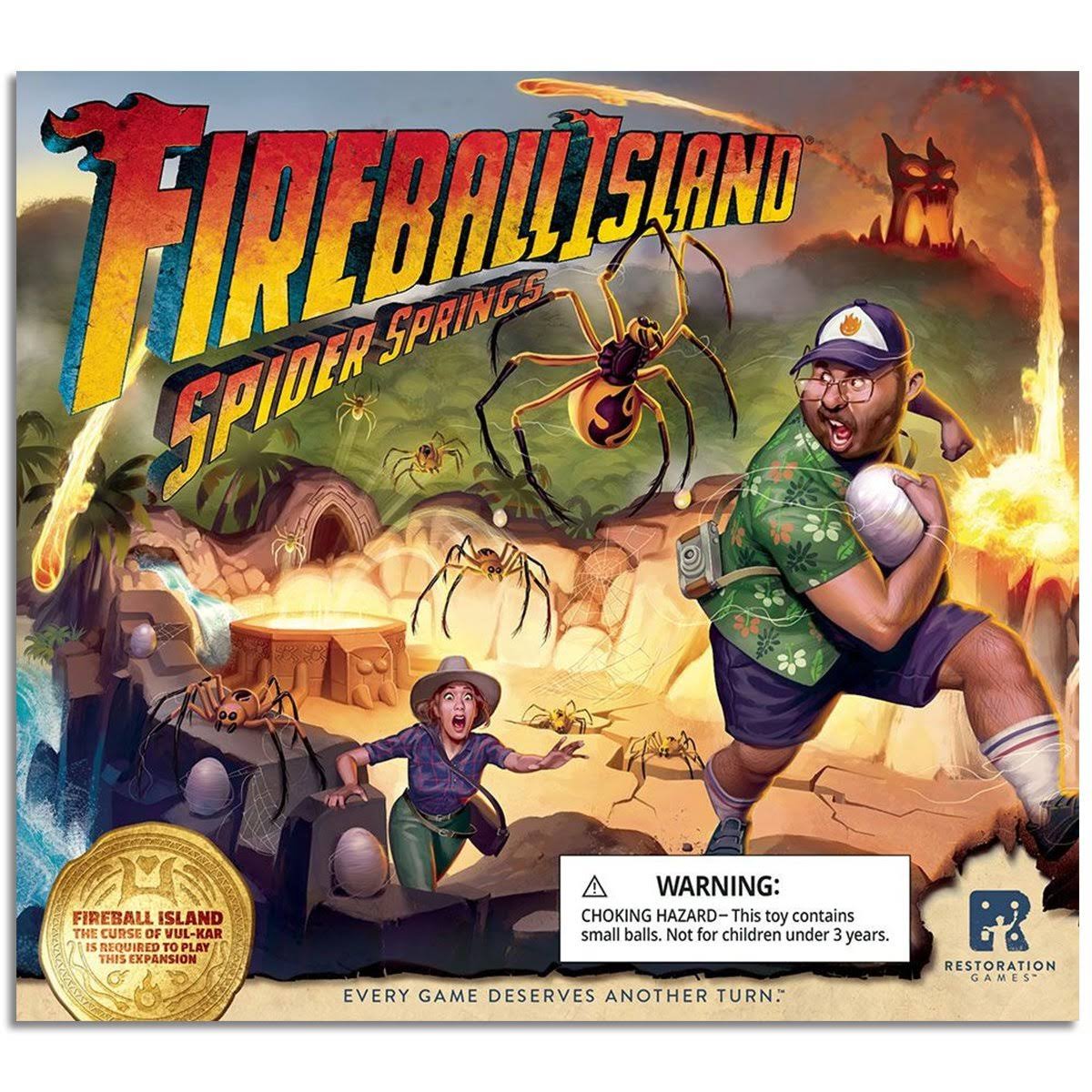 Fireball Island Spider Springs Board Game