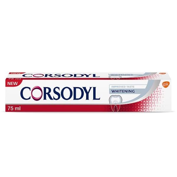 Corsodyl Daily Fluoride Whitening Toothpaste - 75ml