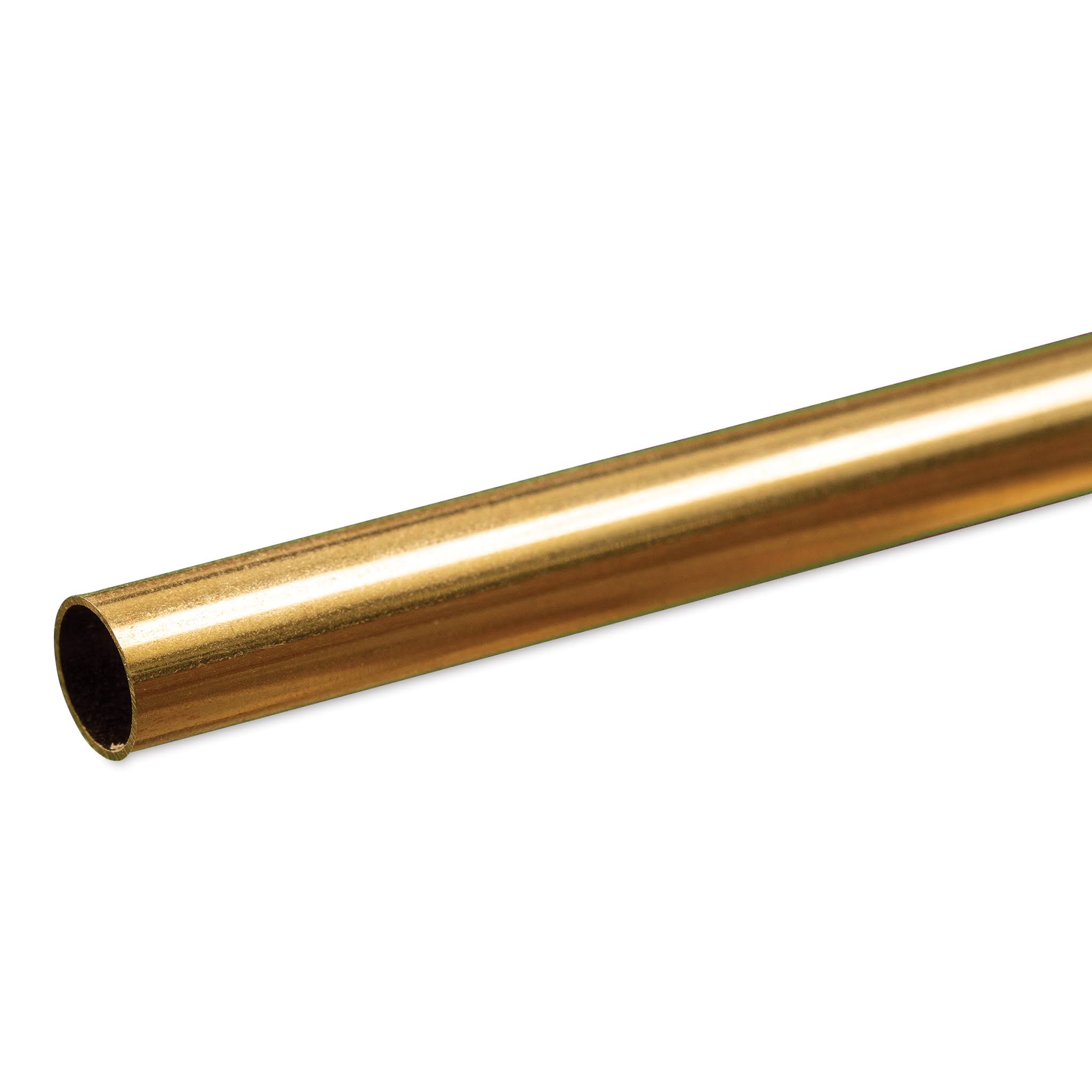 K&S Precision Metals 8136 13/32" Brass Tube (1 Pc)
