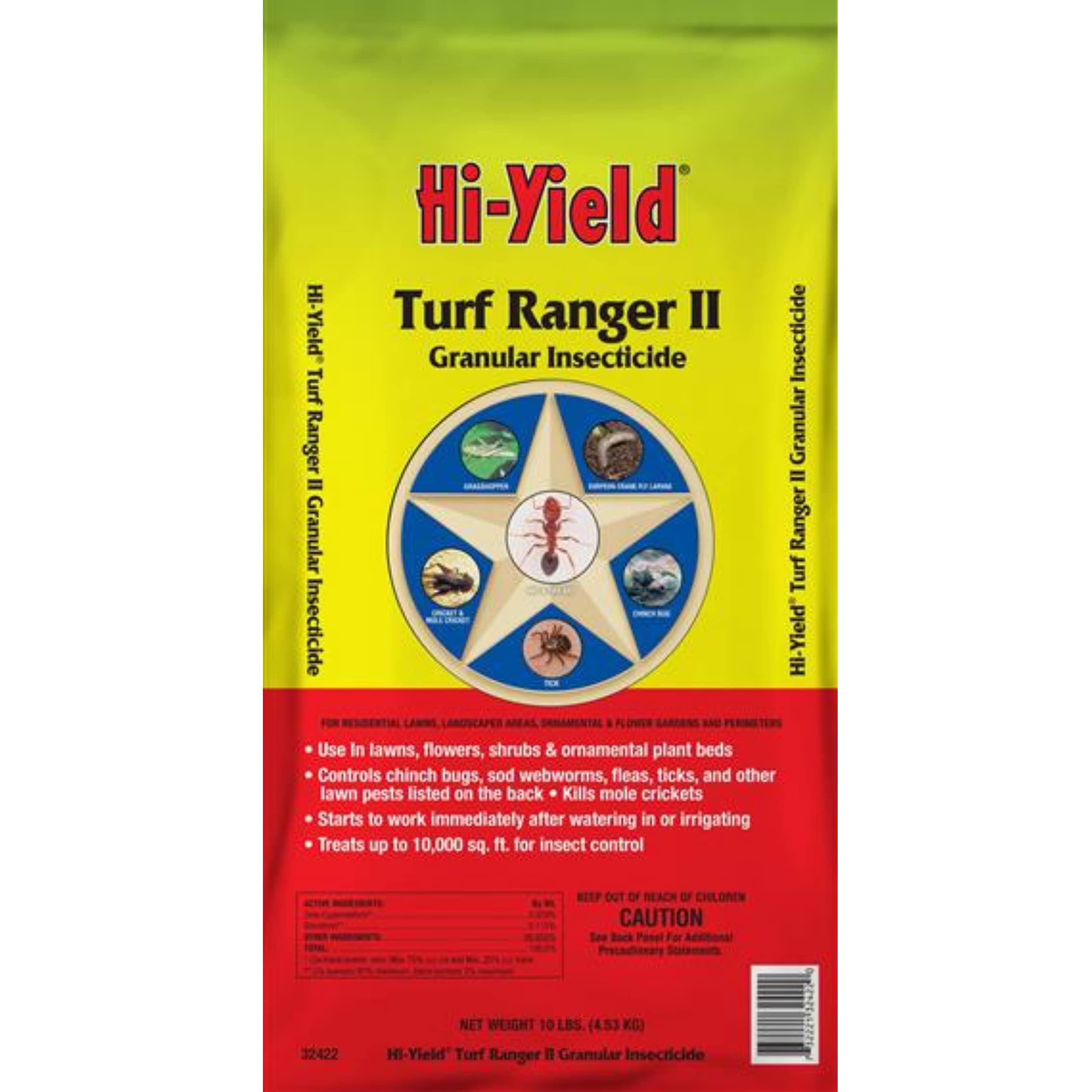 Hi-Yield Insect Killer Turf Ranger II Granules 10 lb 32422