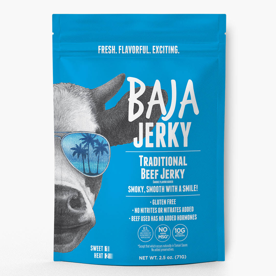 Baja Jerky Beef Jerky Traditional 2.5 oz (71 g)