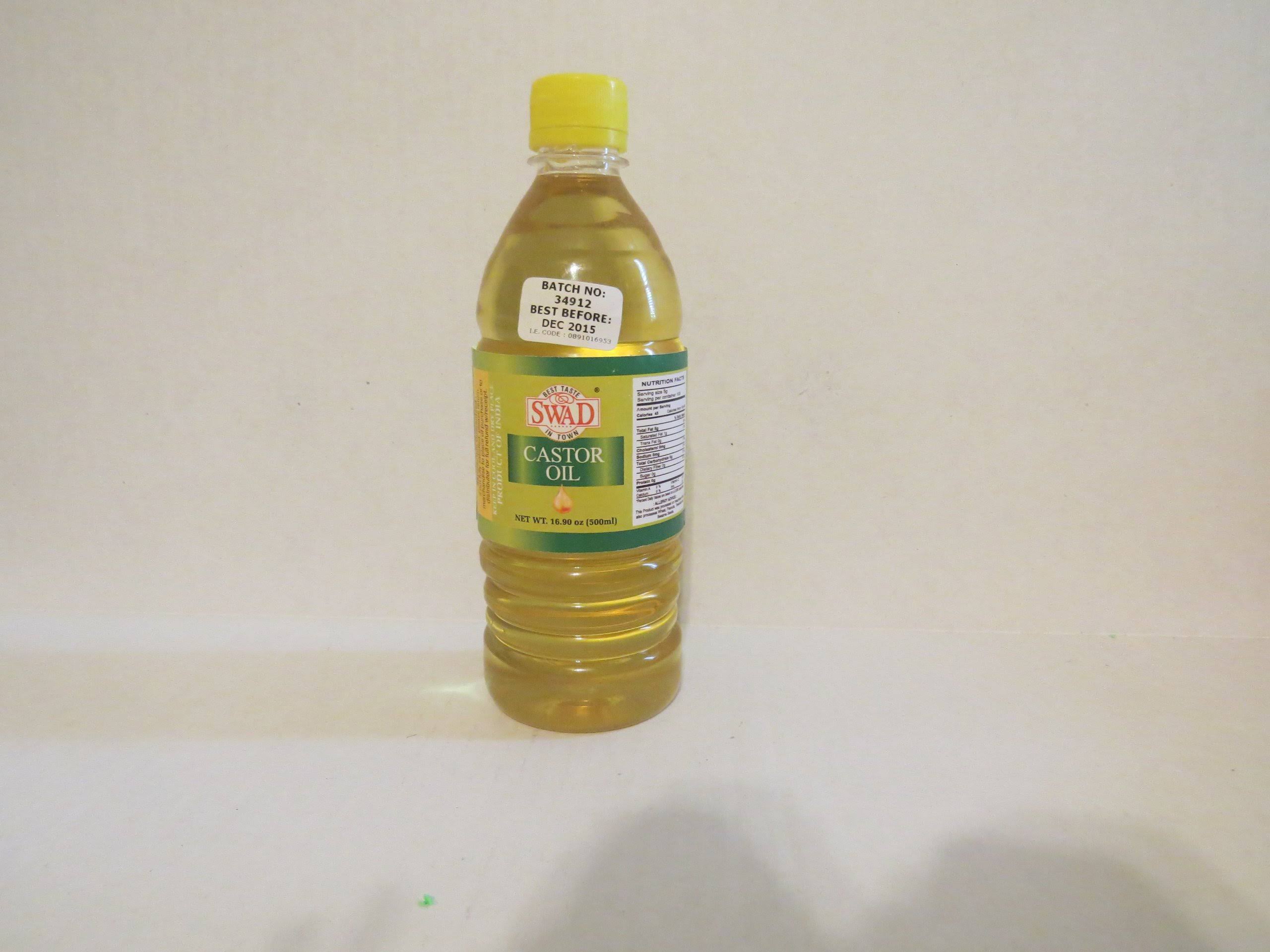 Swad Castor Oil 500 ml, Yellow