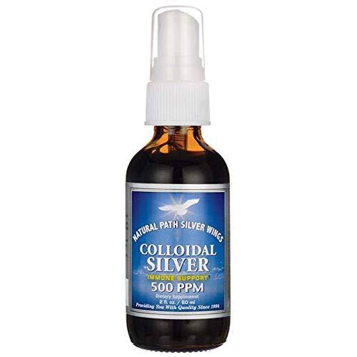 Natural Path Silver Wings Colloidal Silver Immune Support Spray (Spray, 500 ppm, 60ml)