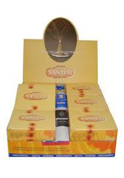 Nag Champa Incense Cone Super Sandal (12 packets)