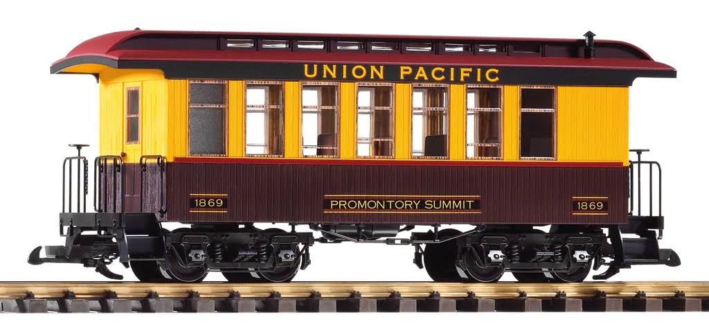 Piko 38648 Union Pacific (UP) Wood Coach #1869 (G-SCALE)