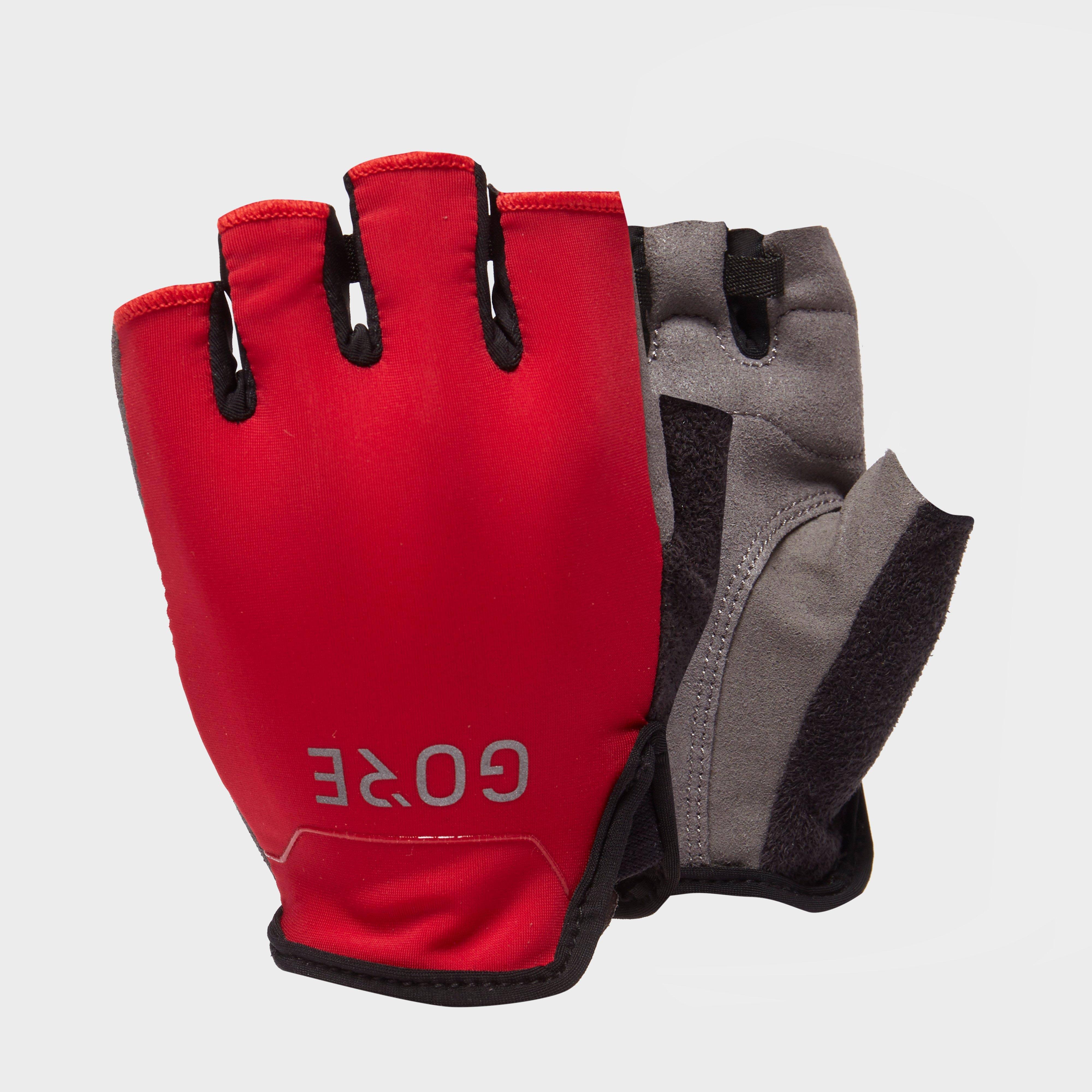 Gore C3 Short Finger Cycling Gloves - Red