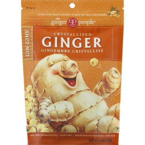 Ginger People Crystallized Ginger Candy 3.5 Ounce