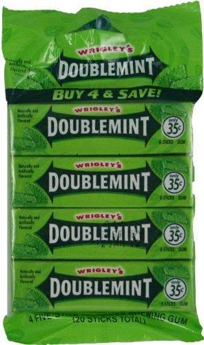 Wrigley Doublemint 5 Stick Case Pack 10