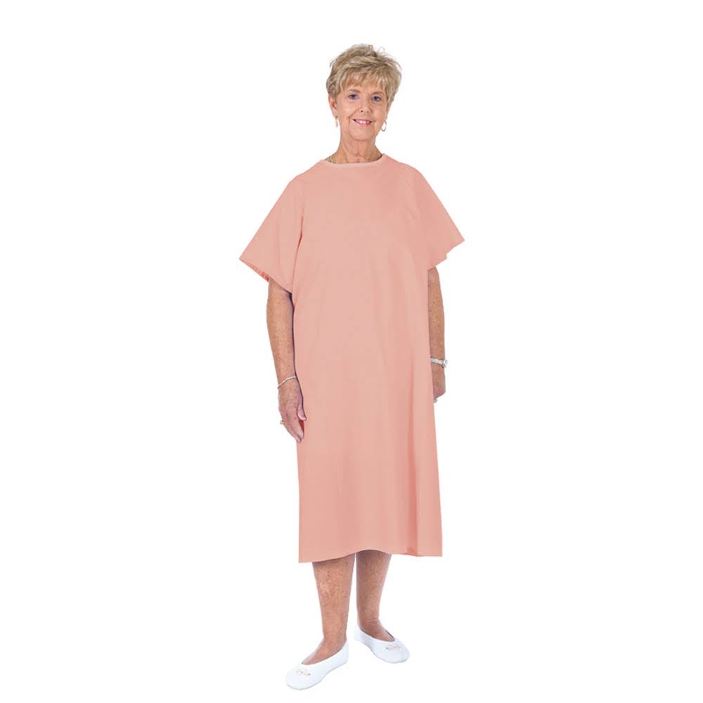 Essential Medical Supply Reusable Patient Gown - Pink