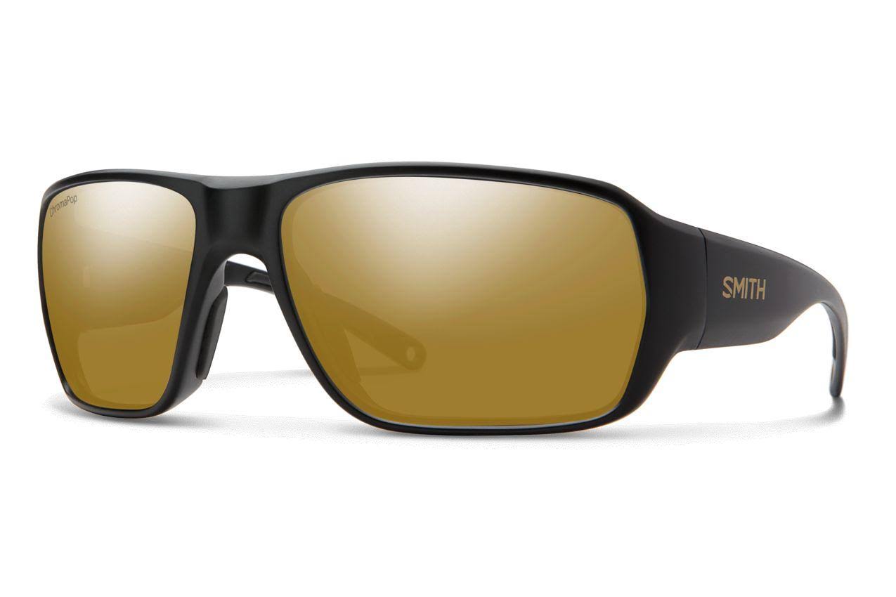 Smith Optics Castaway Sunglasses Gold Polar Bronze Mirror Matte Black