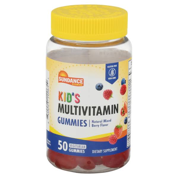Sundance Vitamins Multivitamin, Kid's, Gummies, Berry Flavor - 50 gummies