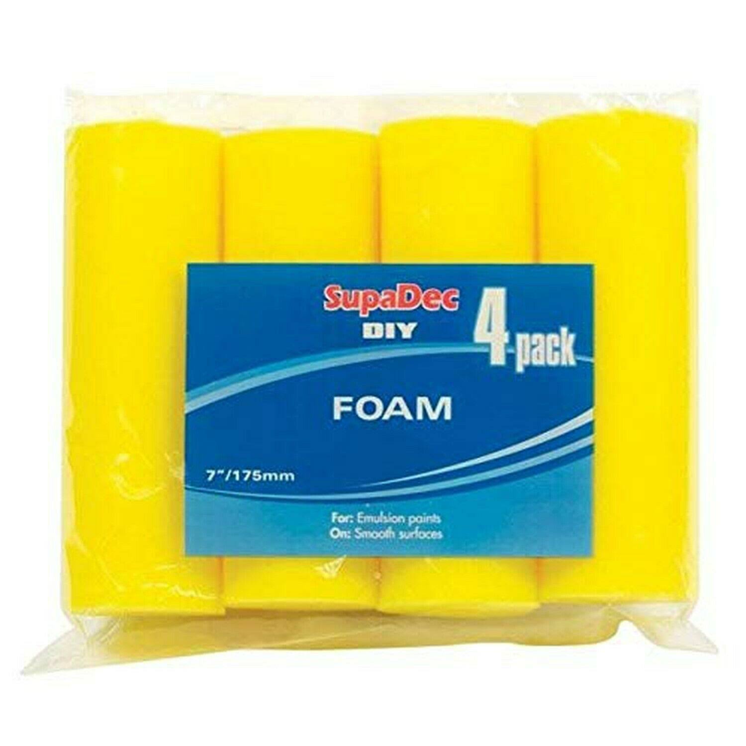 Supadec Foam Roller Refills 7"/175mm, 4 Pack