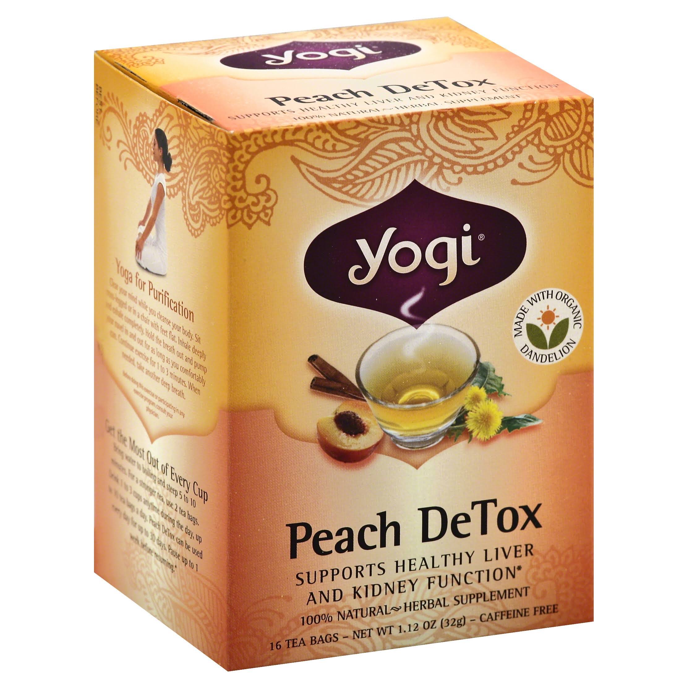 Yogi Tea Peach Detox Tea