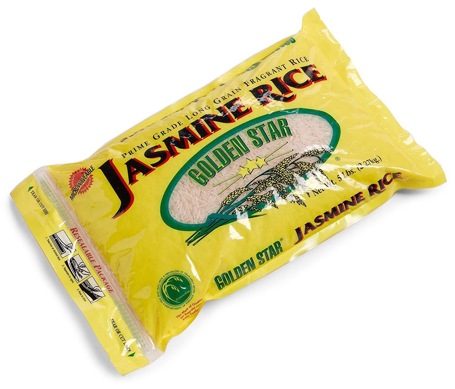 Golden Star Jasmine Rice - 5lbs