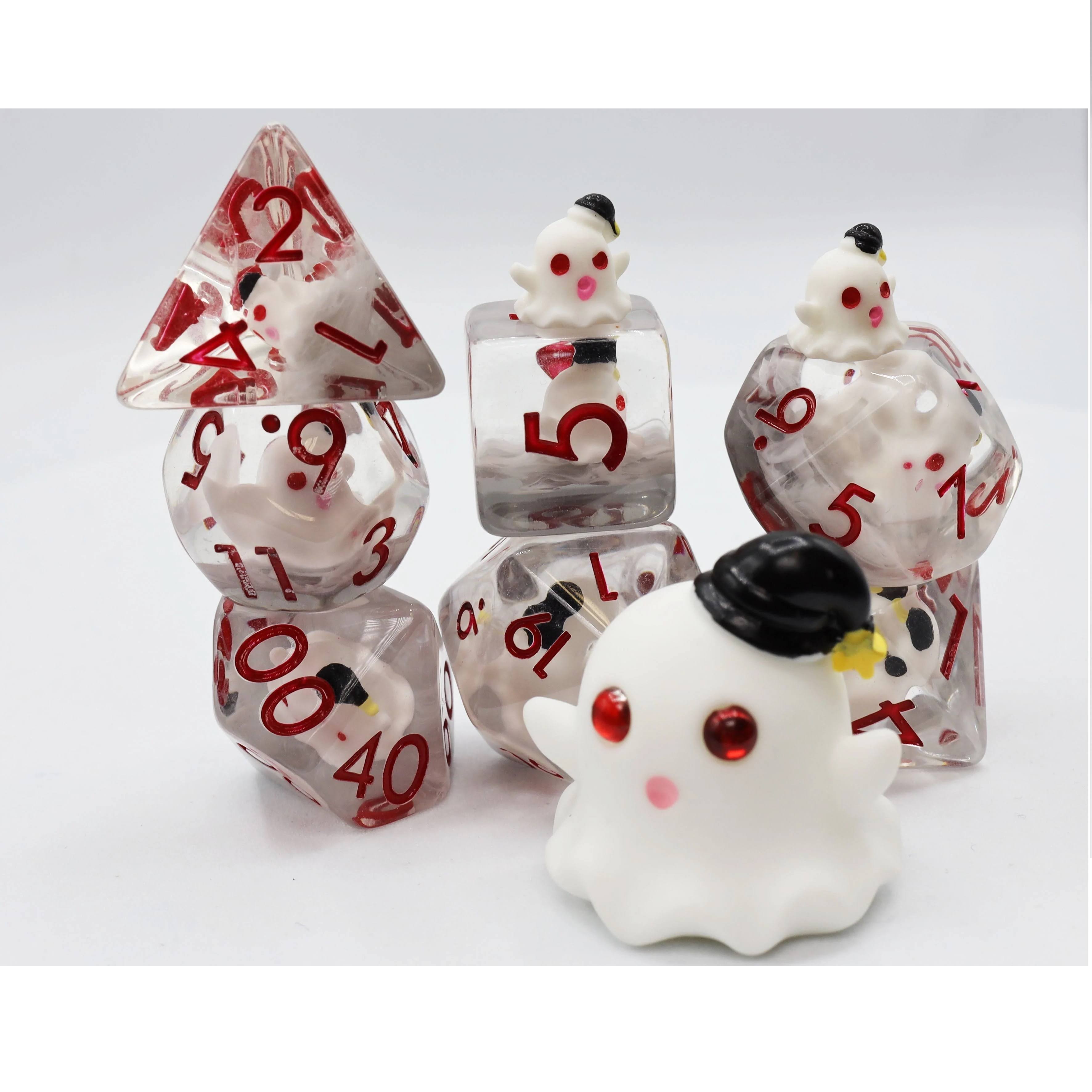Dice and Gaming Accessories Polyhedral RPG Sets Stuff-Inside Sleepy Ghost (7)
