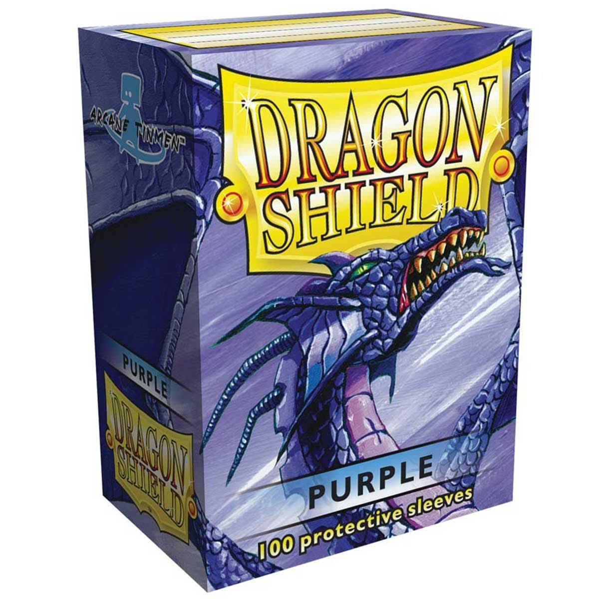 Dragon Shield Sleeves - 100 Pack, Purple