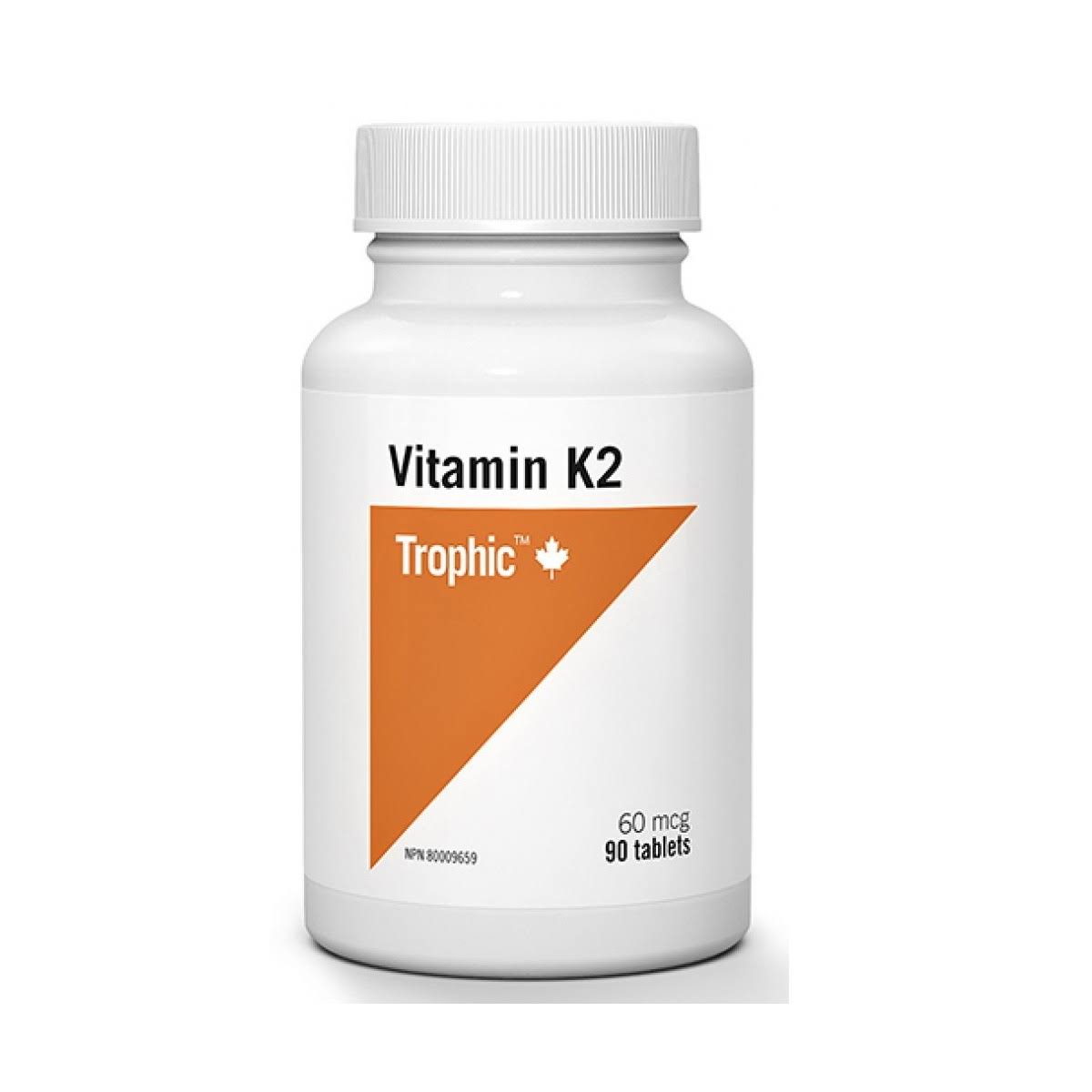 Trophic Vitamin K2 Tablets - x90