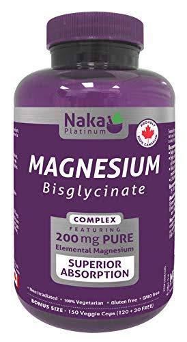 Naka Pro Magnesium Biscglycinate 200mg 150vc Bonus
