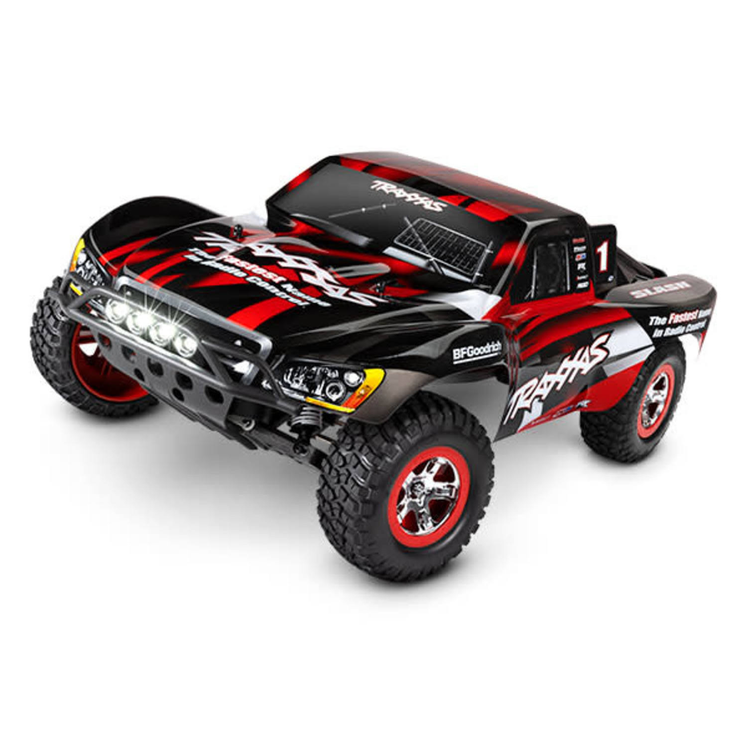 Traxxas 1/10 Slash 2WD RTR Short-Course Race Truck with Lights - Red