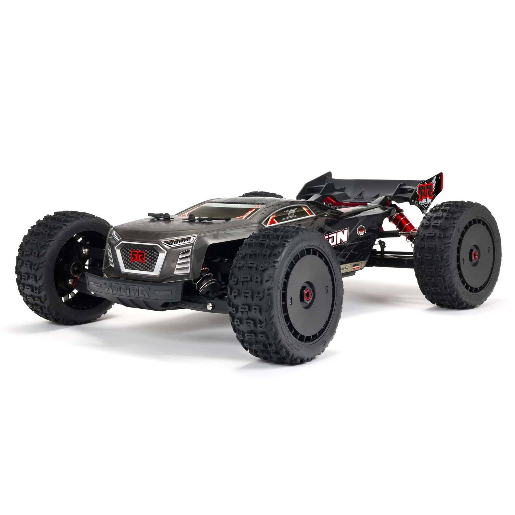 Arrma Rc Truck 1/8 Talion 6s Blx 4wd Extreme Bash Speed Truggy Rtr (battery And Charger Not Included), Black, Ara8707 Arrma